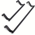 2pcs-9 Inch Wide Stainless Steel Towel Rack Bathroom Towel Rack Kitchen Cabinet Door Hanging Storage Rack Wall-mounted Towel Rod, Towel Racks