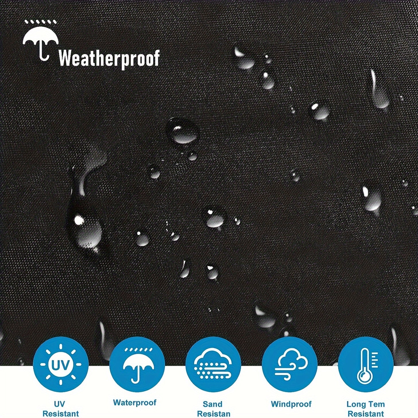 1pc Square Patio Furniture Covers - Waterproof, Windproof, Dustproof, UV-proof - Heavy Duty Polyester Fabric - For Outdoor Tables & Chairs - Suitable for Patio, Lawn & Garden - Perfect Gift for Homeowners