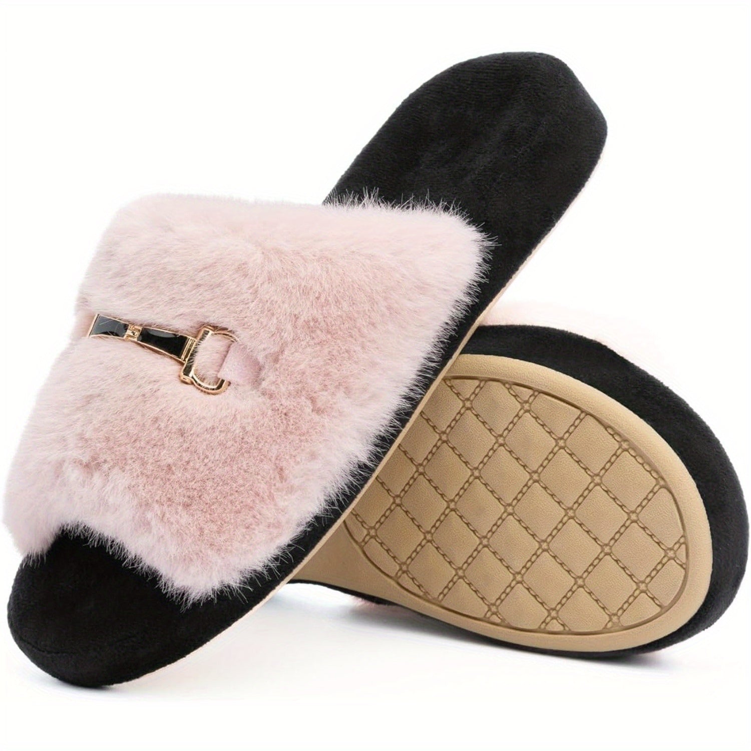 Arch Support House Slippers For Women Indoor Outdoor With Memory Foam Summer Open Toe Fuzzy Slide Slippers Sandals Gift House Shoes