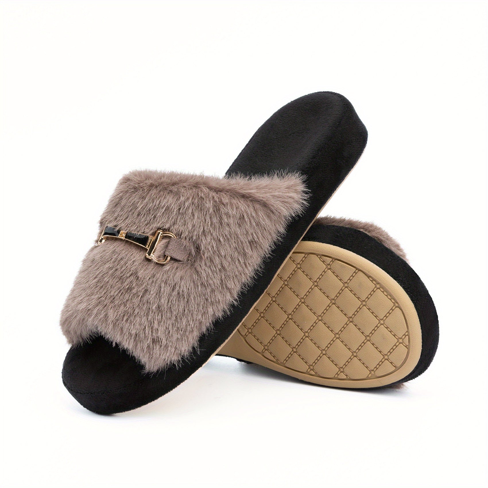 Arch Support House Slippers For Women Indoor Outdoor With Memory Foam Summer Open Toe Fuzzy Slide Slippers Sandals Gift House Shoes