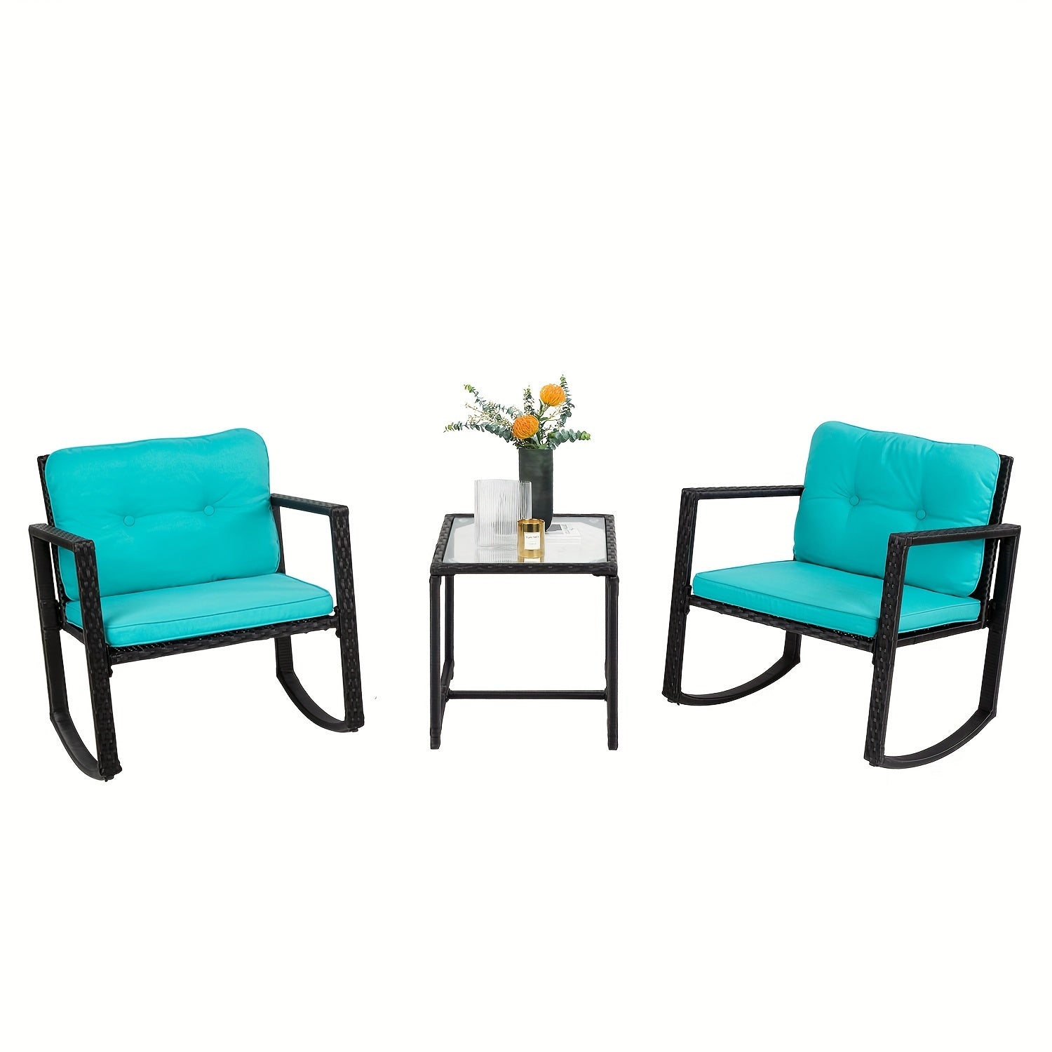 3 Piece Patio Furniture Sets Elegant and Stylish Bistro Set Wicker Patio Chair Set Sofa Set Rattan Conversation Sets