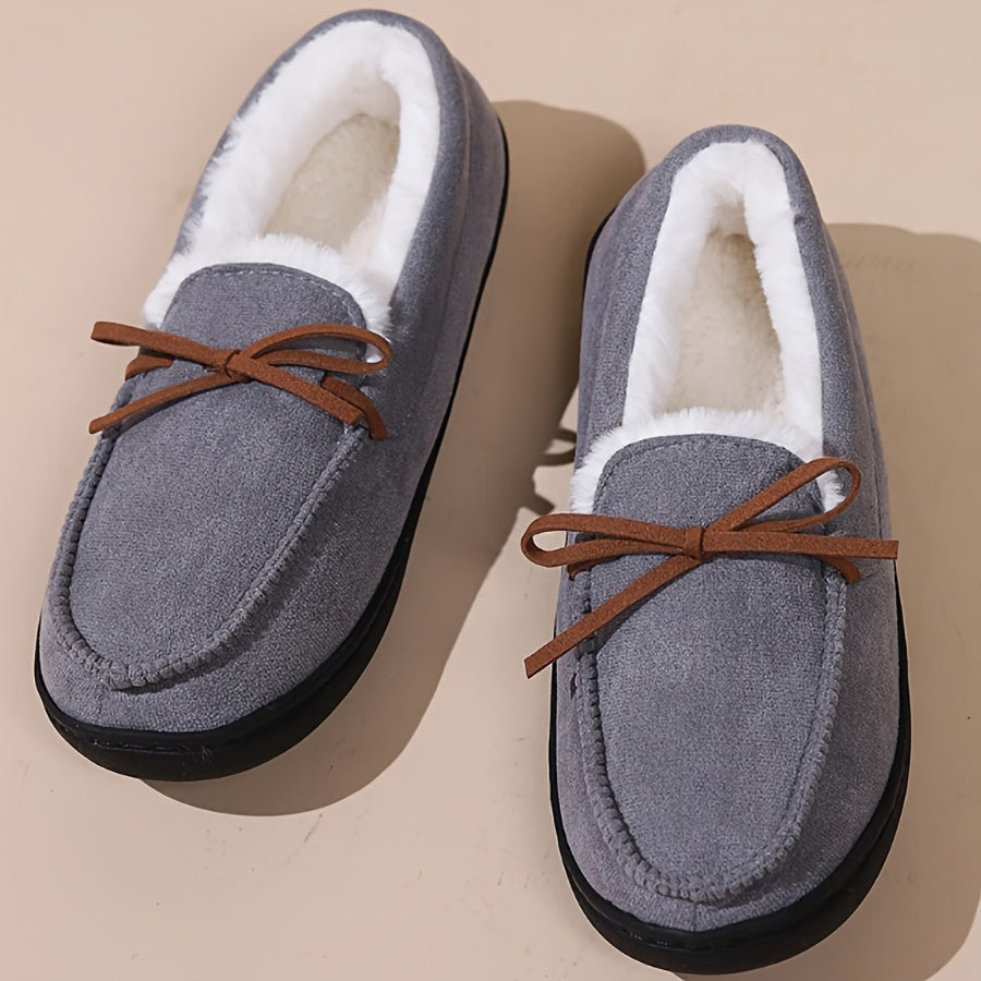 Cozy Women's Moccasins - Memory Foam House Slippers for Indoor & Outdoor Use - Soft, Comfortable Ladies Shoes