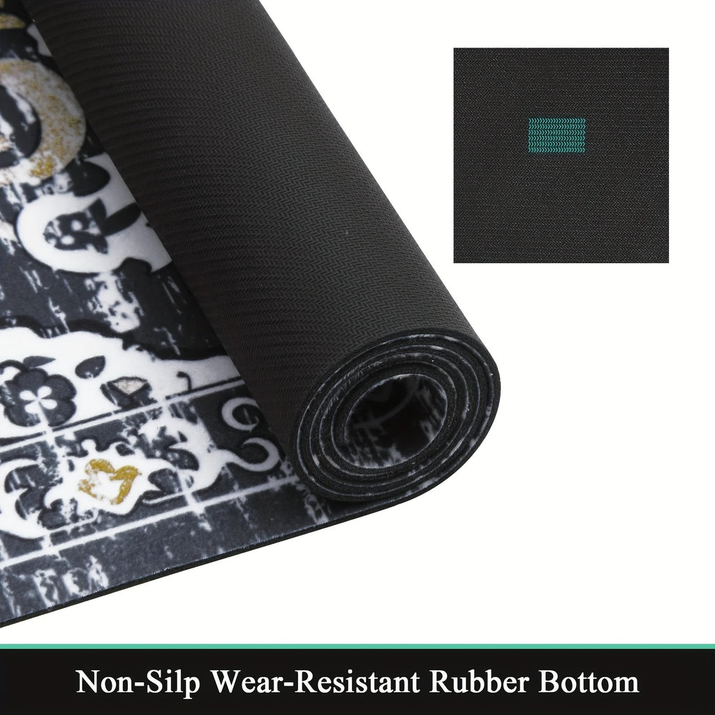 3-Piece Rubber Kitchen Mat Set - Non-Slip, Waterproof, and Stain-Resistant Kitchen Floor Mats for Home Kitchen - Gray/Brown, 20"x32"+20"x48"+20"x60" - Easy to Clean and Maintain