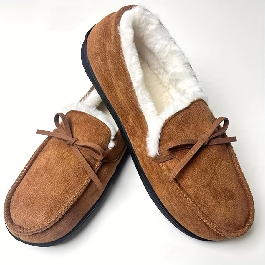 Cozy Women's Moccasins - Memory Foam House Slippers for Indoor & Outdoor Use - Soft, Comfortable Ladies Shoes