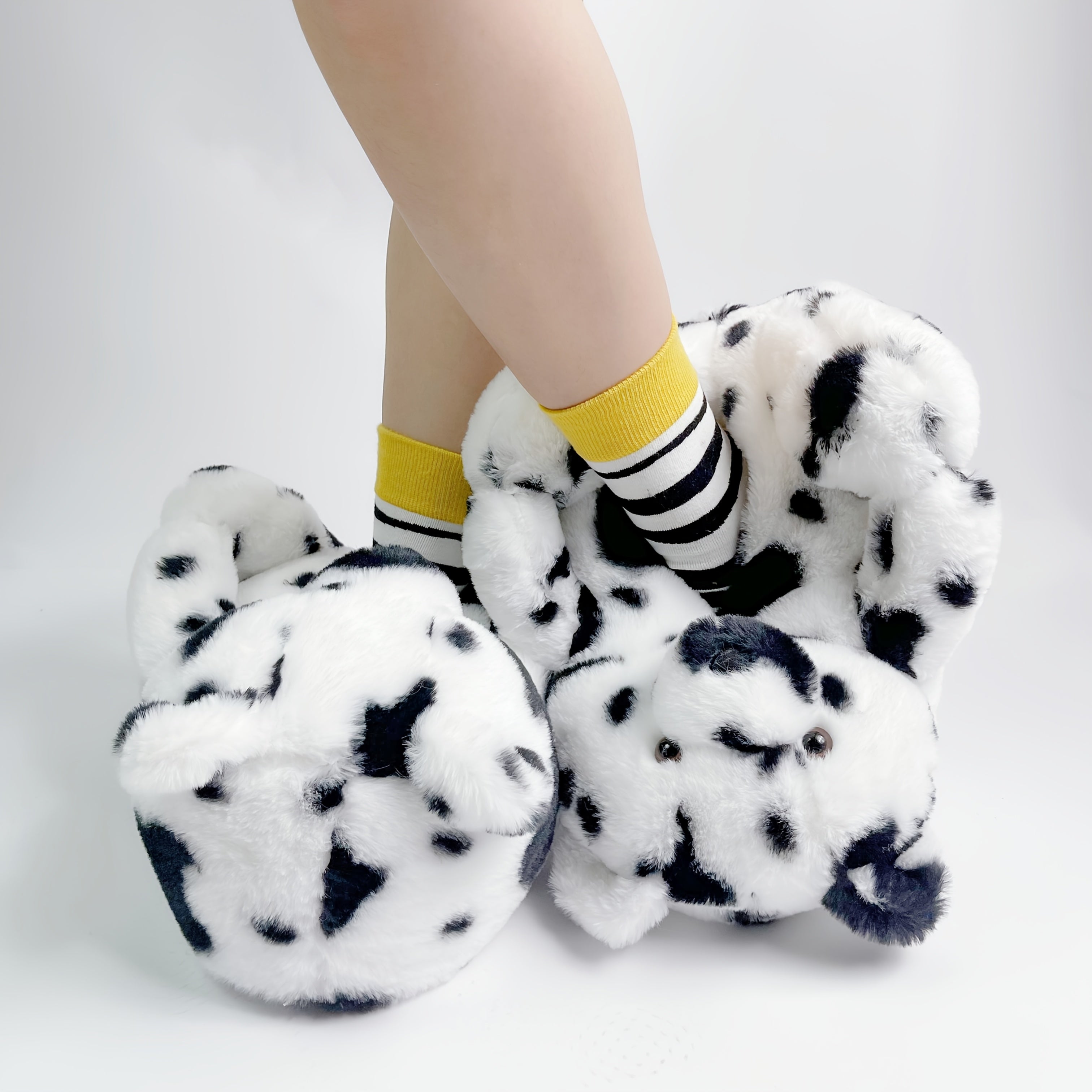 Cozy Women's Plush Slippers with Waterproof Soles - Cute Bear Design, Soft Microfiber, Indoor/Outdoor Comfort Footwear, Available in Multiple Colors, House Slippers