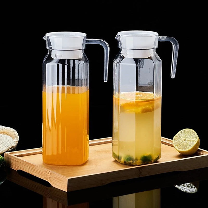 1.1L Water Juice JUG Pitcher Plastic Transparent Bottle For Storing Juices And Drinks For Drink Storage Pot Outdoor Tableware
