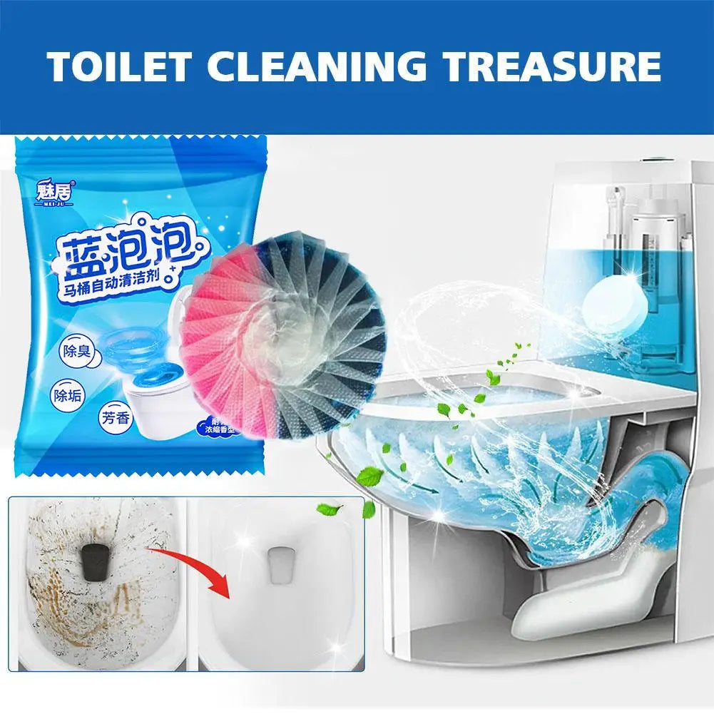 Toilet Bowl Cleaner Tablets Deep Cleaning Washer Deodorant Cleaning Agent Pills Toilet Tank Cleaners House Bathroom Cleaning