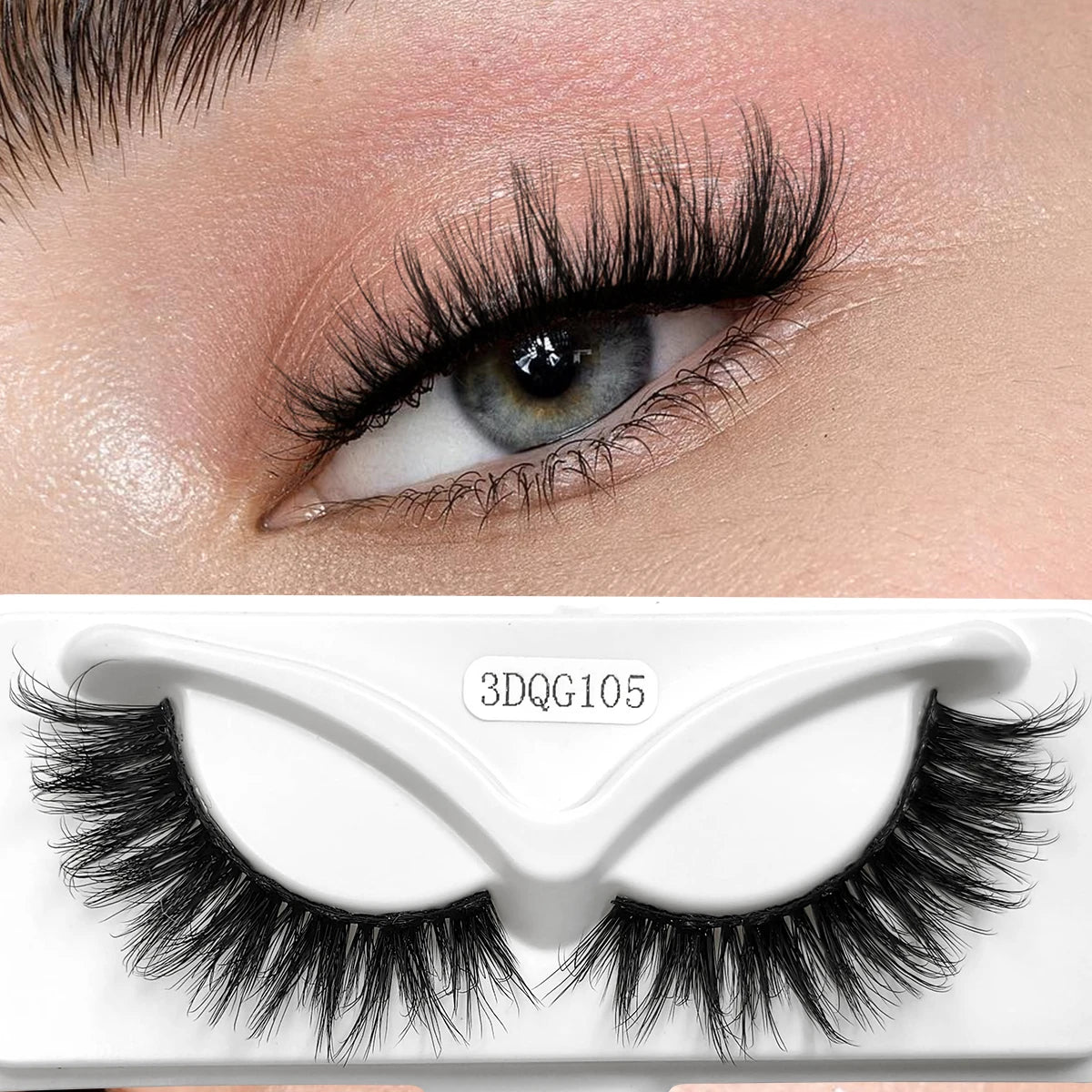 DD Crul Cat Eye Lashes Long Lashes Cat Eye Look Wispy Lashes Eye