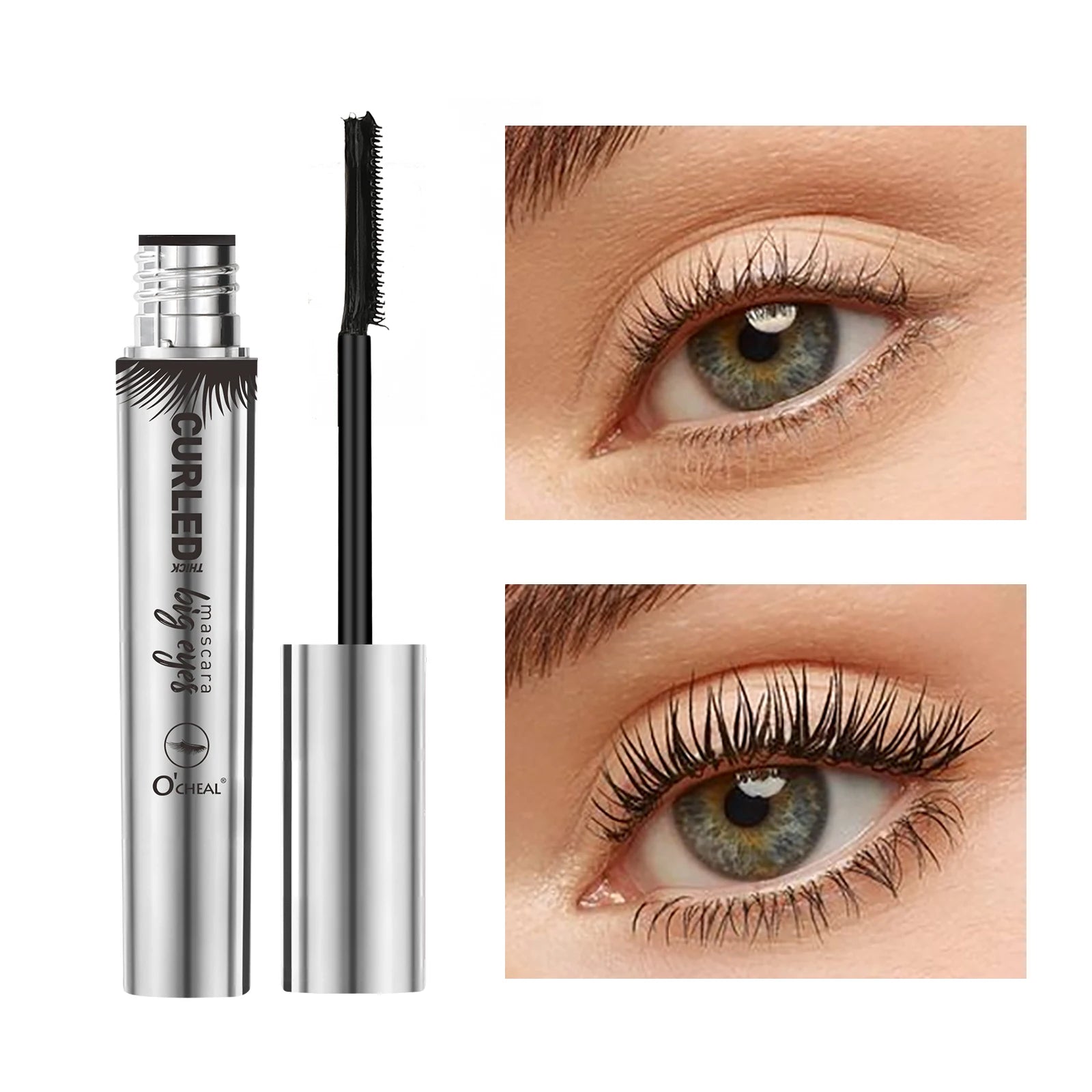 O‘cheal Mascara Black Lash Eyelash Brush 3D Silk Thick Curling Lengthening Eyes Lashes Beauty Makeup Cosmetics Extension Mascara