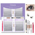 Eyelashes Cluster Cat Eye Lashes Natural long Lashes Individual Lashes Mixed Length Eyelash Extension DIY Lashes