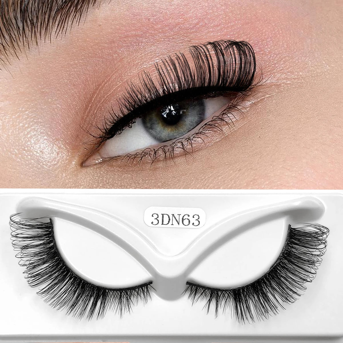 DD Crul Cat Eye Lashes Long Lashes Cat Eye Look Wispy Lashes Eye