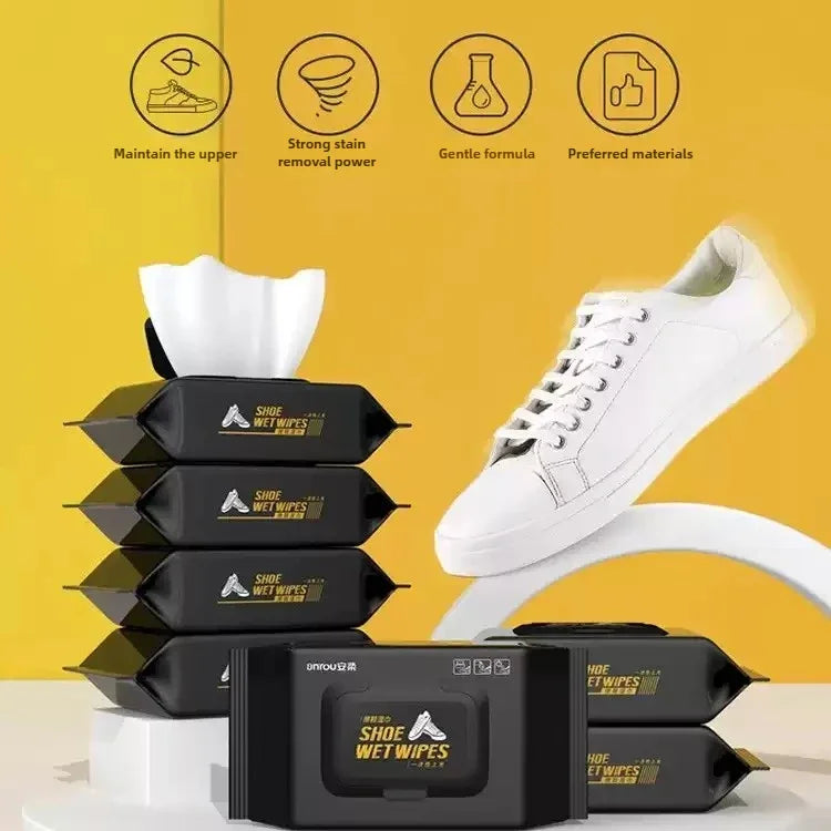 Shoe Cleaning Products Clean Slippers Cleaner Mobile Wipes for Trips Household Wipes Disposable Shoes Sneakers Merchandises Home