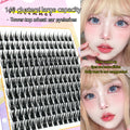 Large capacity wheat ear fake eyelashes anime eyelashes natural eyelashes cosplay single cluster fake eyelashes beginner makeup