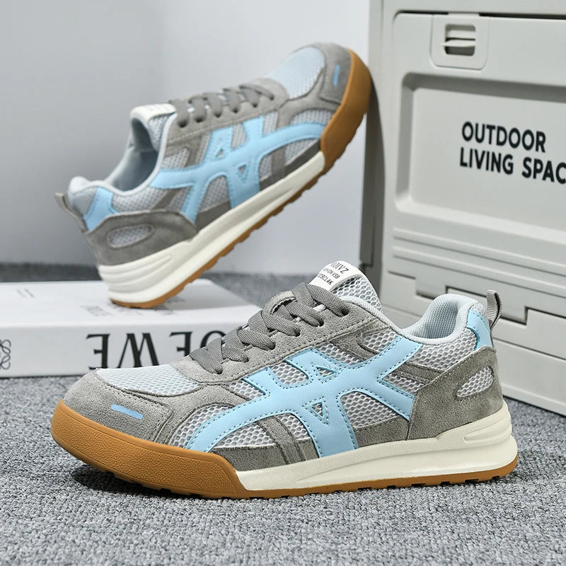 Women tennis work safety Shoes Comfor security shoes woman working Sneakers Lightweigh Breathable Non-Slip summer work boots