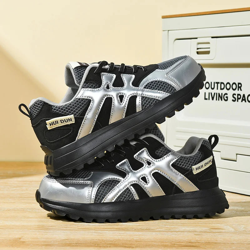 Women tennis work safety Shoes Comfor security shoes woman working Sneakers Lightweigh Breathable Non-Slip summer work boots