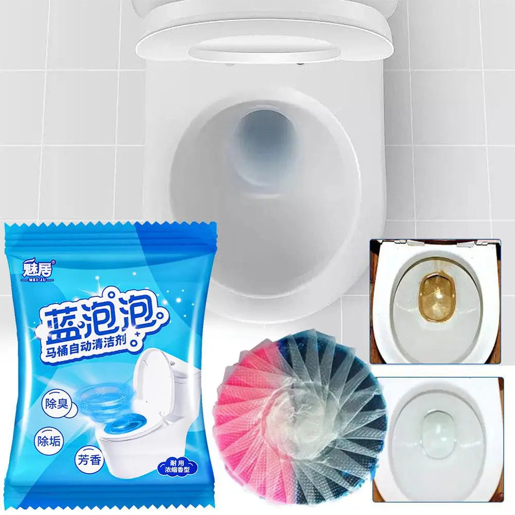 Toilet Bowl Cleaner Tablets Deep Cleaning Washer Deodorant Cleaning Agent Pills Toilet Tank Cleaners House Bathroom Cleaning