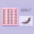 Lashes 20 Pairs 3D Faux Mink Eyelash Natural Look False Eyelashes Dramatic Volume Thick Lashes Extension Makeup For Women