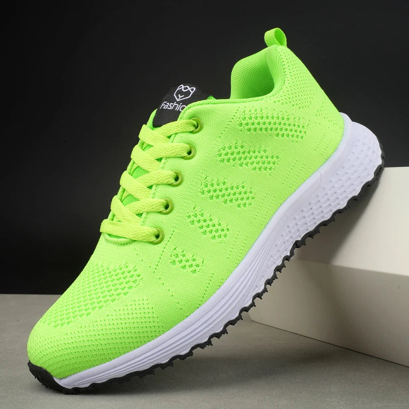 Women Sports Shoes for Women 2023 Casual Tennis Shoes Breathable Walking Mesh Platform Running Shoes Sneakers Female Footwear