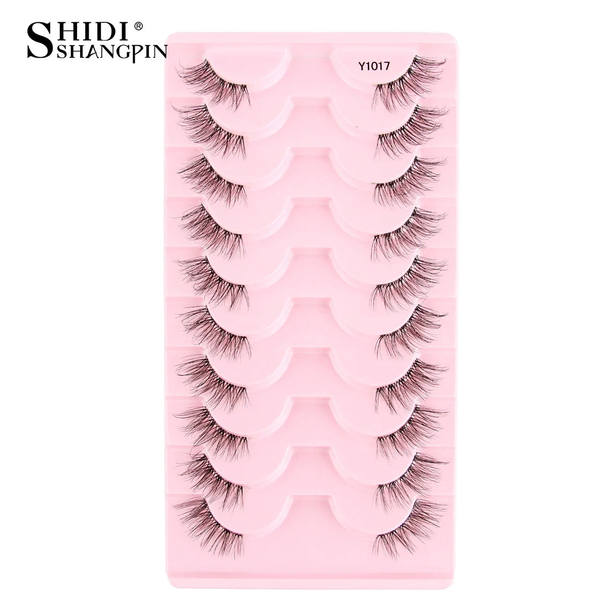 Half Eyelashes False Lashes 10-5 Pairs Cat Eye Eyelashes Eyelash Extension 3D Mink Half Lash Natural Makeup faux Cils maquiagem