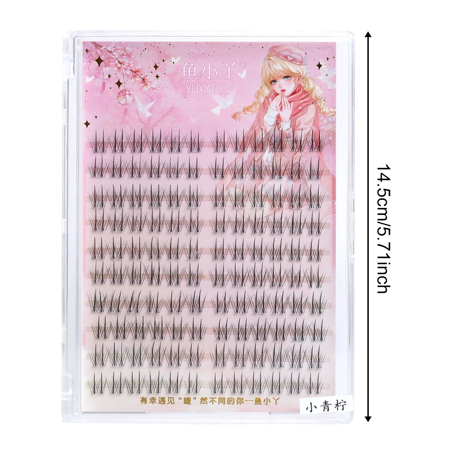 Fashion False Eyelashes for women makeup Small Natural clusters Premium Synthetic Fiber Lashes for Daily Wear C Curl
