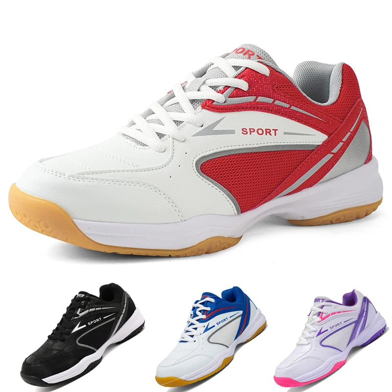 Men's Women's Tennis Sports Shoes For All Courts Racket Sports Shoes Breathable Badminton Shoes Training Shoes