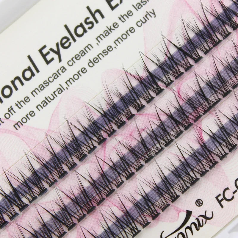 Professional Silk False Eye Lashes Eyelashes Extension Fashion Dovetail Fly Eyelash Flare Lash Makeup Tools