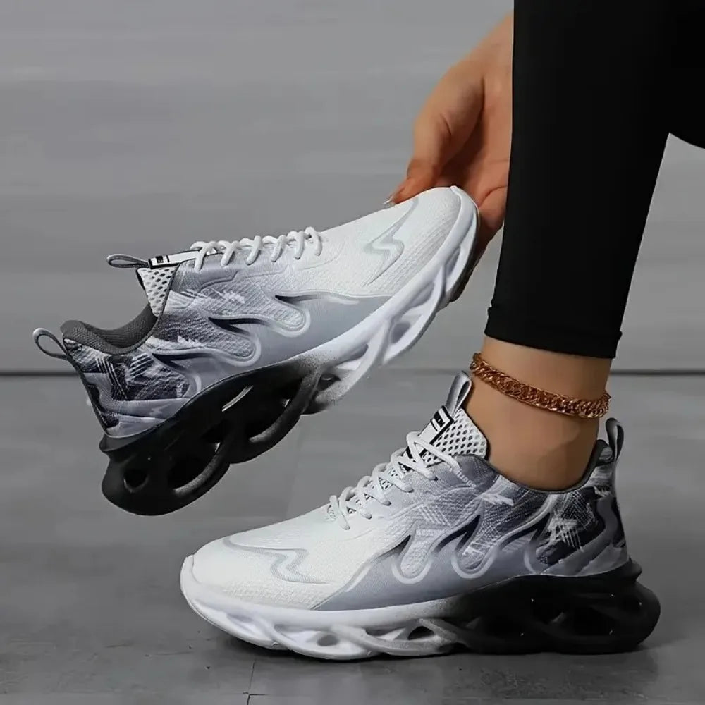 Womens Ladies Walking Tennis Shoes Slip on Lightweight Casual Running Sneakers Soft Sole Comfortable Trainers Zapatos De Mujer