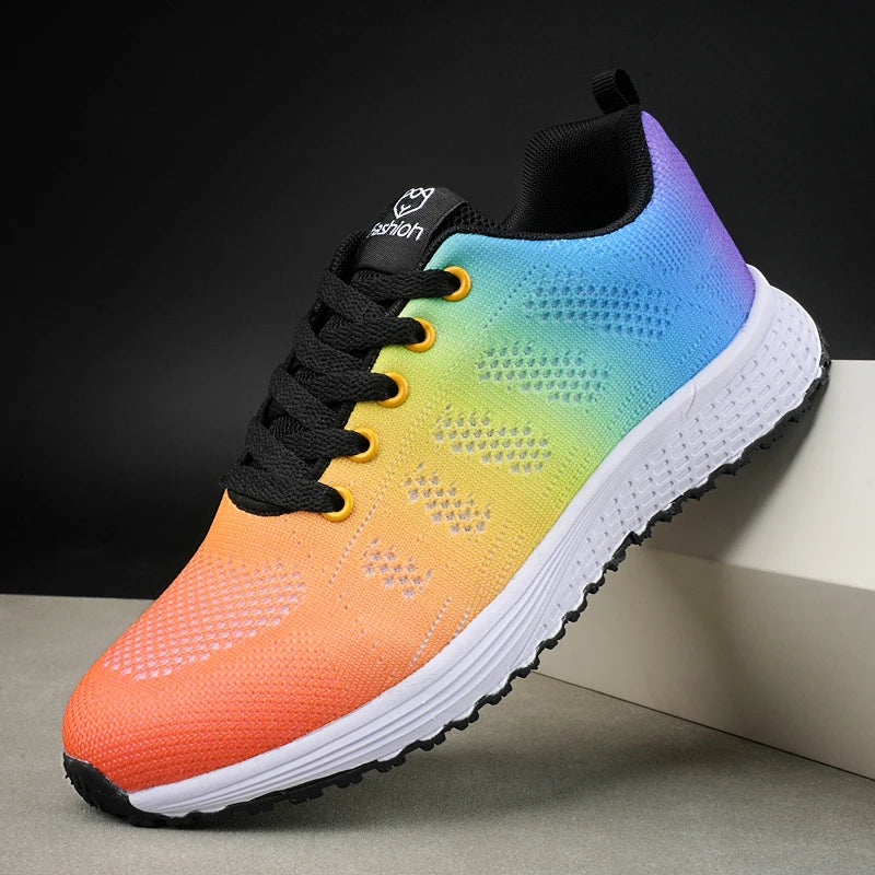 Women Sports Shoes for Women 2023 Casual Tennis Shoes Breathable Walking Mesh Platform Running Shoes Sneakers Female Footwear