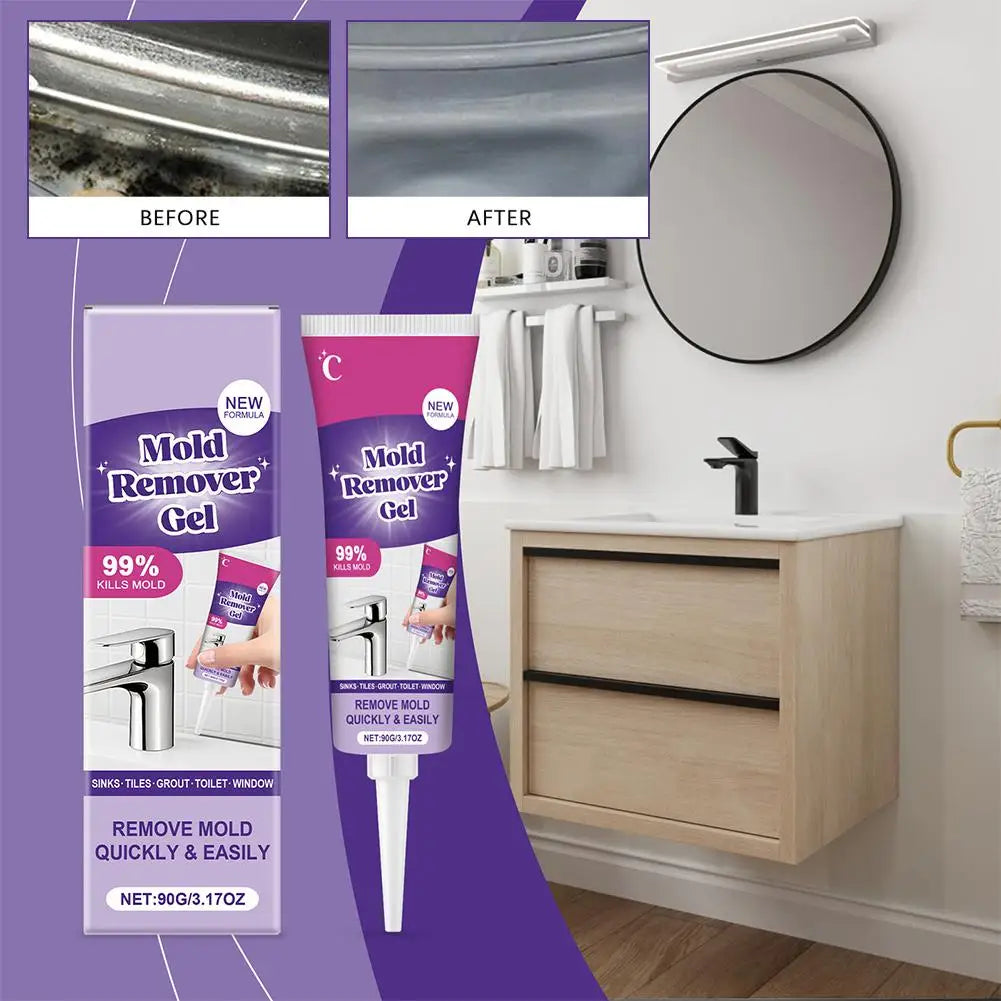 Cleaner Gel Powerful Household Remover Gel for Wall Tiles Grout Sealant Bathroom Cleaning Home Kitchen Sinks Cleaning