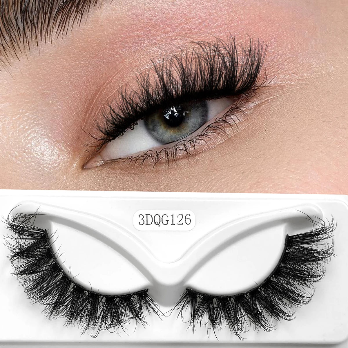DD Crul Cat Eye Lashes Long Lashes Cat Eye Look Wispy Lashes Eye