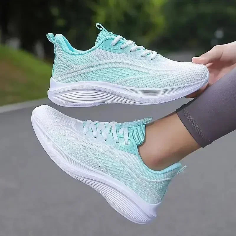 Womens Running Shoes Breathable Sport Tennis Sneakers Athletic Outdoor Gym Training Jogging Walking Shoes for Ladies
