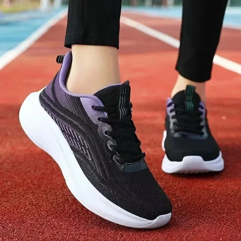 Womens Running Shoes Breathable Sport Tennis Sneakers Athletic Outdoor Gym Training Jogging Walking Shoes for Ladies