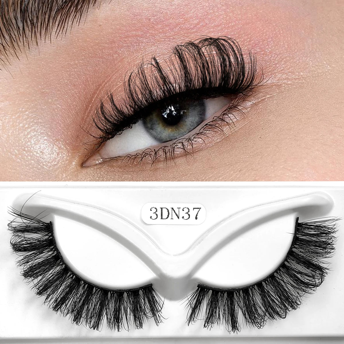 DD Crul Cat Eye Lashes Long Lashes Cat Eye Look Wispy Lashes Eye