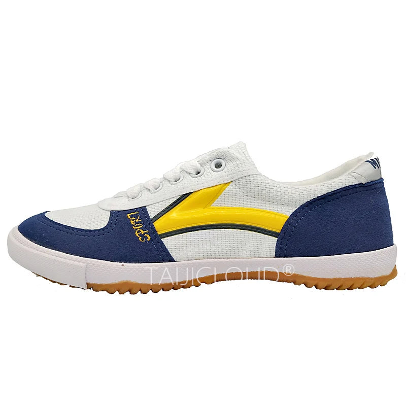Table Tennis Shoes for Men and Women, Canvas Training Shoes, Cow Tendon Sole, Anti Slip