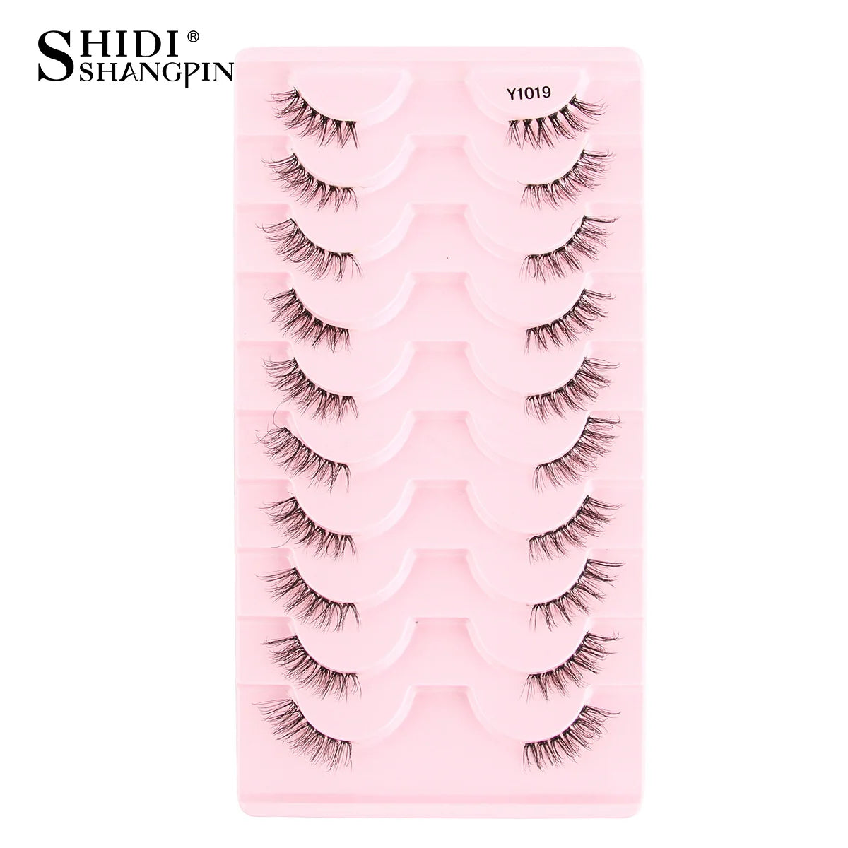 Half Eyelashes False Lashes 10-5 Pairs Cat Eye Eyelashes Eyelash Extension 3D Mink Half Lash Natural Makeup faux Cils maquiagem