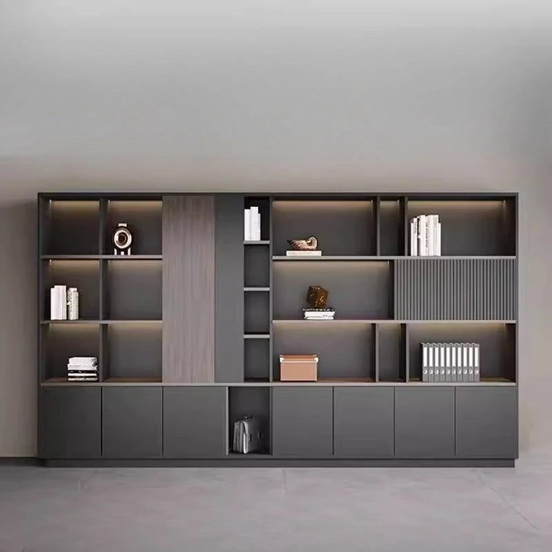 cabinet 3-tier storage bookshelf office stationery living room children's bookstore Wooden shelf Stand for books furniture