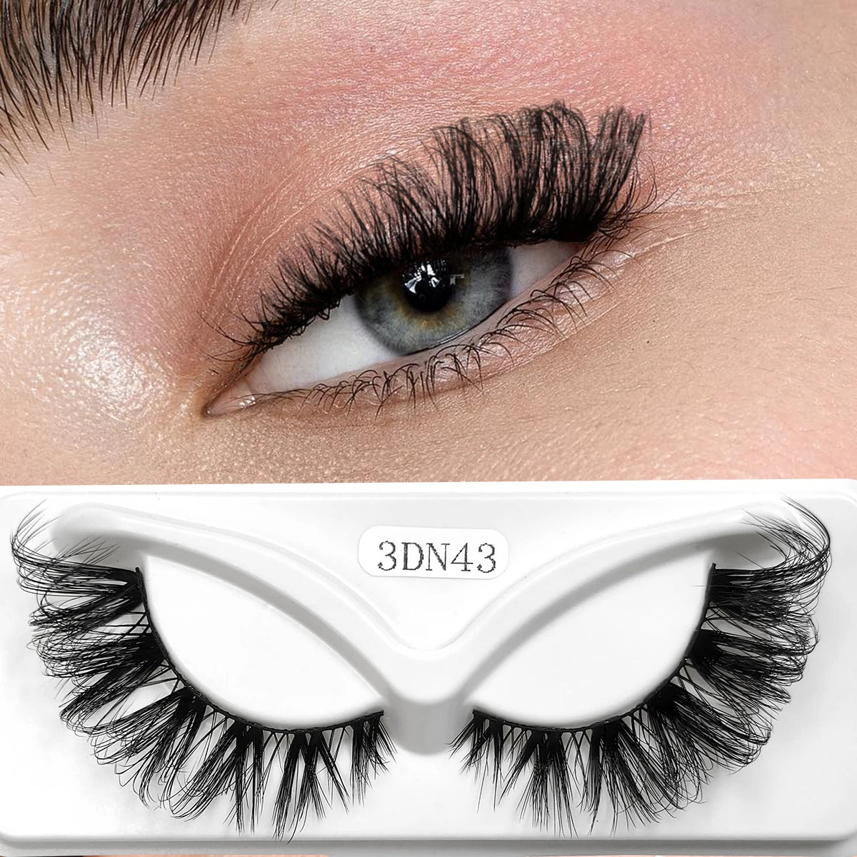 DD Crul Cat Eye Lashes Long Lashes Cat Eye Look Wispy Lashes Eye