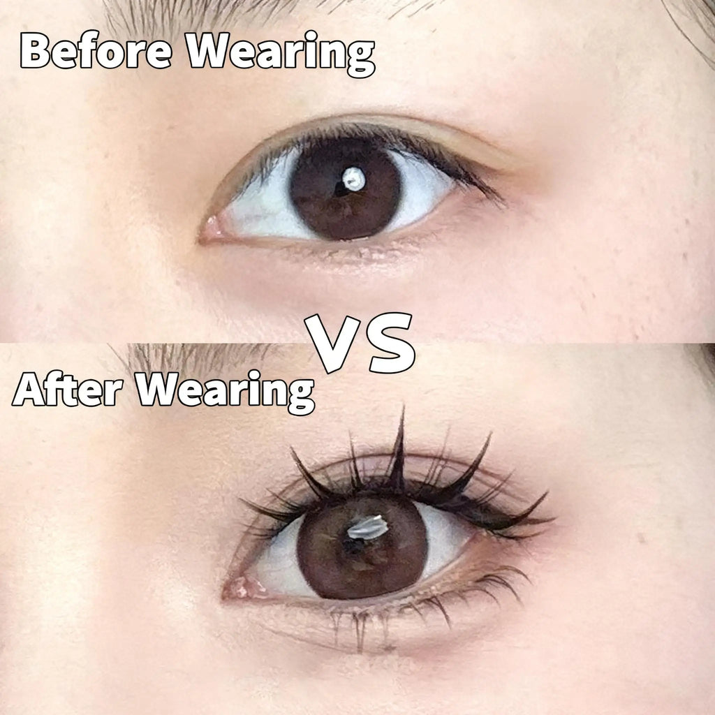 Self Adhesive DIY Lashes 100-120 clusters Sunflower style self-adhesive false eyelashes 10-13mm Curl Eyelash extensions