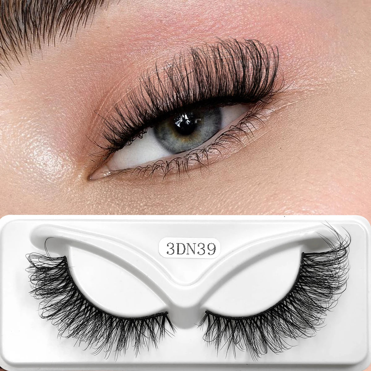 DD Crul Cat Eye Lashes Long Lashes Cat Eye Look Wispy Lashes Eye