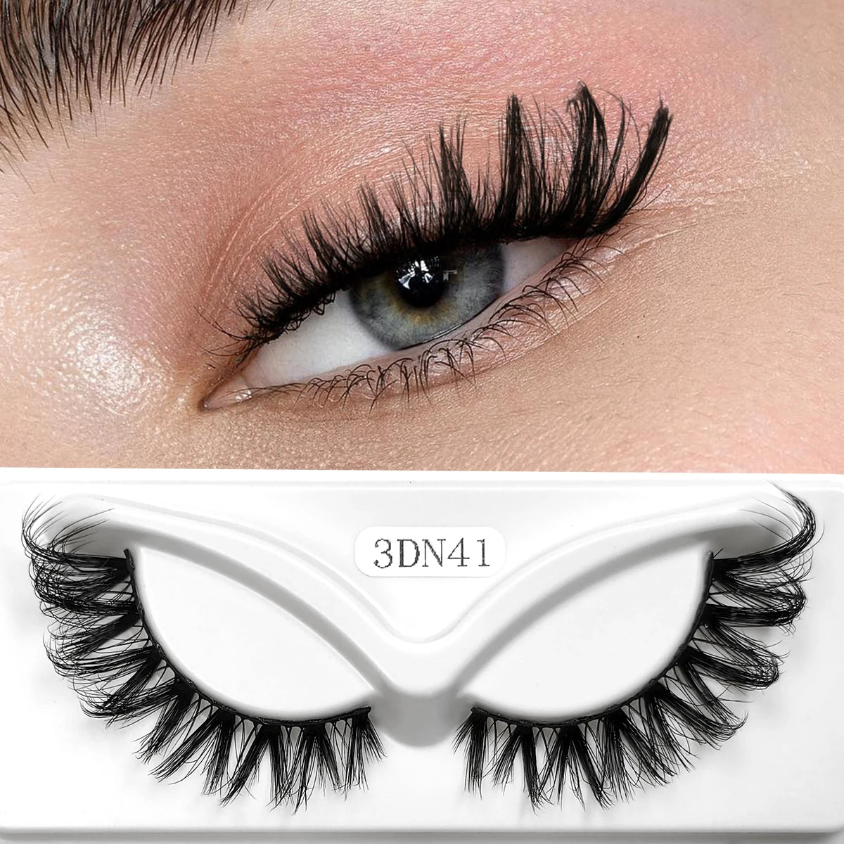 DD Crul Cat Eye Lashes Long Lashes Cat Eye Look Wispy Lashes Eye