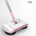Household Cleaning Essentials - Push Broom and Mop Combo, Walk-Behind Sweeper Household Cleaning Home 2-in-1 Sweeper