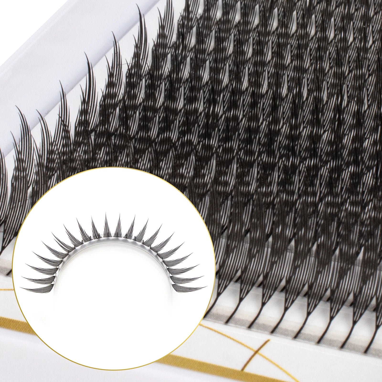 Befer Beauty Anime Lashes 240 Clusters Manga Style Feather Lash Flora Cat Eye Eyelashes 8-15mm C/D Curl Lash Extensions Supplier