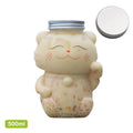 Disposable Drink Bottles Juice Storage Bottles Beverage Milk Tea Bottles Cute Bear Juice Drink Milk Tea Sealed Bottle