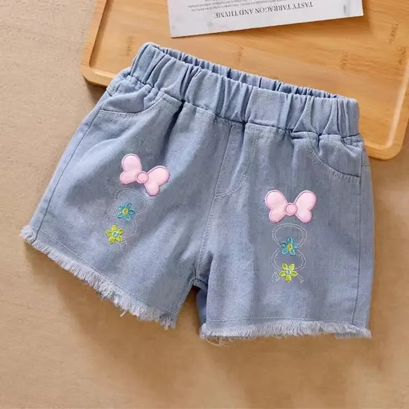 New Denim Shorts for Summer Korean Style Baby Versatile Thin Style for Children's Summer Outfits