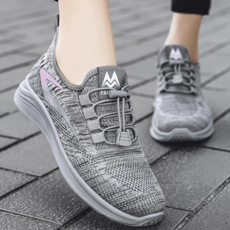 Women Tennis Sneakers Flats Ladies Fashion Mixed Colors Lace-up Vulcanized Shoes Spring Autumn Woman Outdoor Trainers Footwear