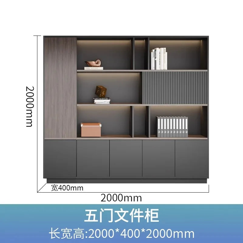 cabinet 3-tier storage bookshelf office stationery living room children's bookstore Wooden shelf Stand for books furniture