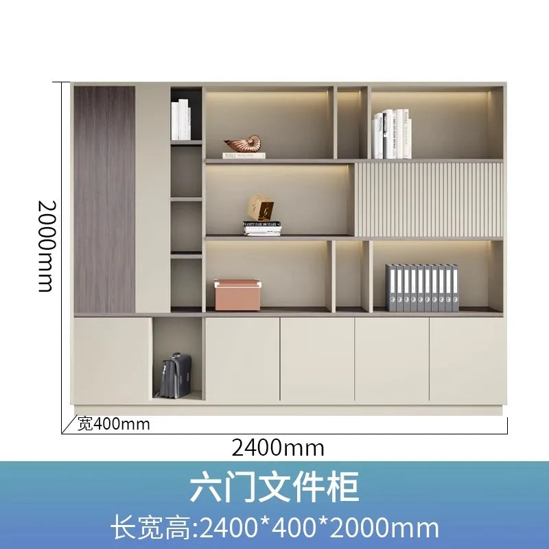 cabinet 3-tier storage bookshelf office stationery living room children's bookstore Wooden shelf Stand for books furniture