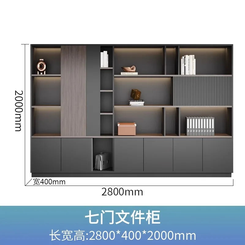 cabinet 3-tier storage bookshelf office stationery living room children's bookstore Wooden shelf Stand for books furniture