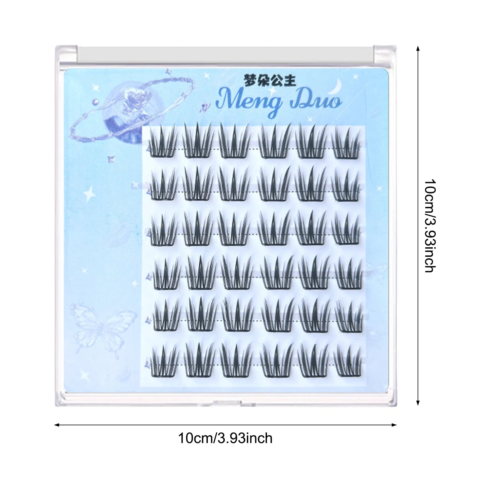 Natural Cosplay False Eyelashes No Glue Need Eyelash Clusters False Eyelashes for Eye-Lifting Effect DIY Makeup Use Makeup Tools