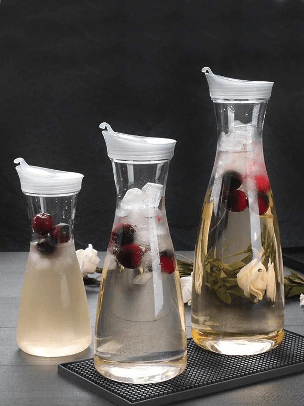 600/1100/1600ml plastics Juice Cold Water Bottle Large Capacity Coffee Milk Pot Heat-resistant Water Pitcher Jug Drinkware